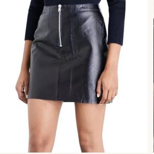 Sandro Paris: Genuine Lambskin Skirt